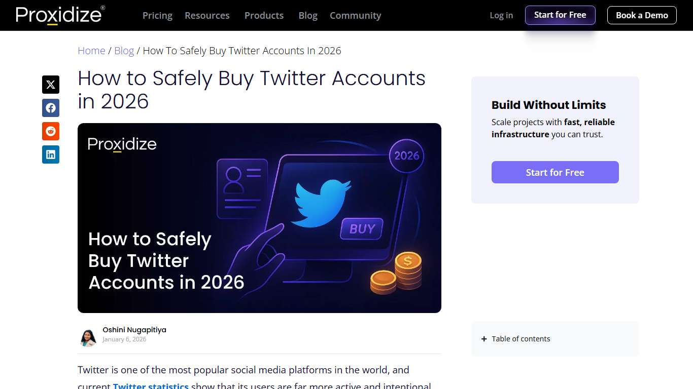 How to Safely Buy Twitter Accounts in 2026 - Proxidize
