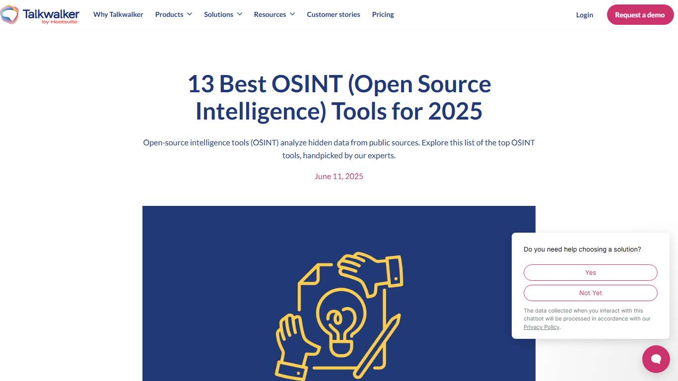 13 Best OSINT (Open Source Intelligence) Tools for 2025 [UPDATED]